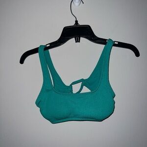Green bikini top xhilaration Small